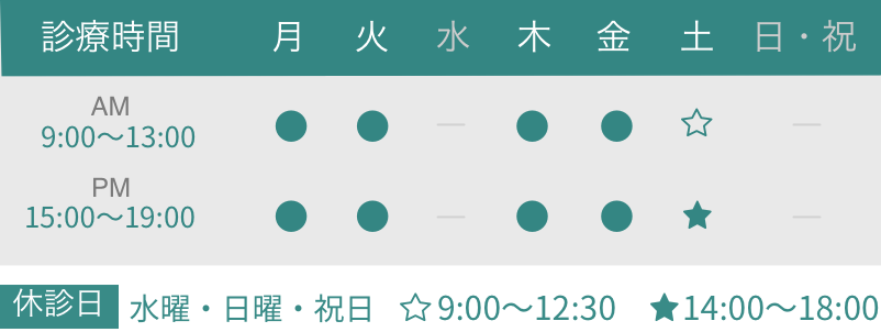 総社 むかえ歯科・小児歯科の診療時間